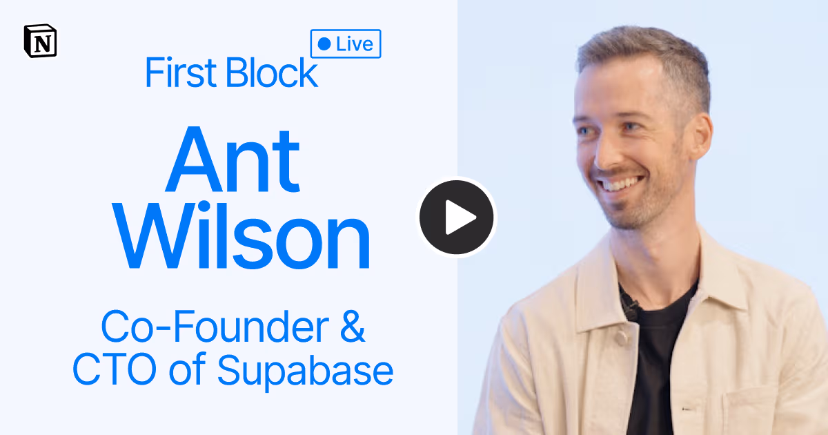 First Block Ant Wilson