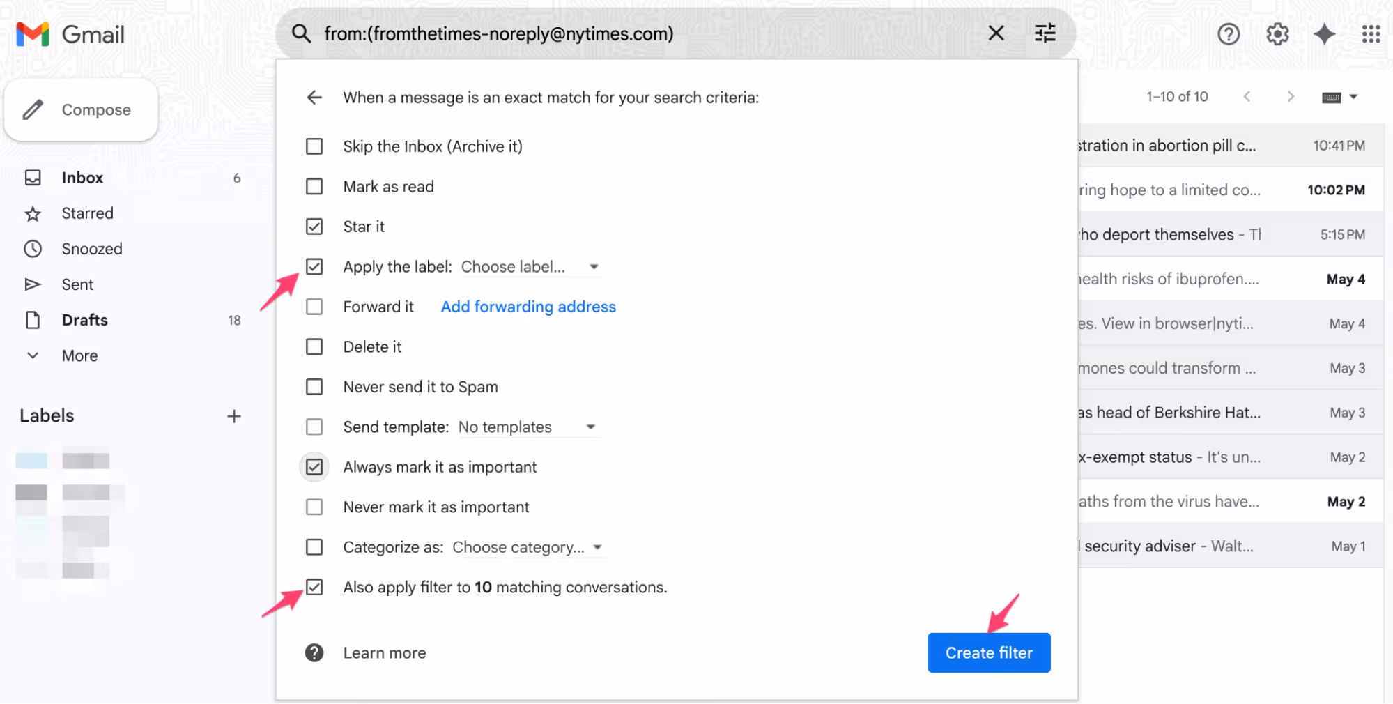 Source: Gmail screenshot