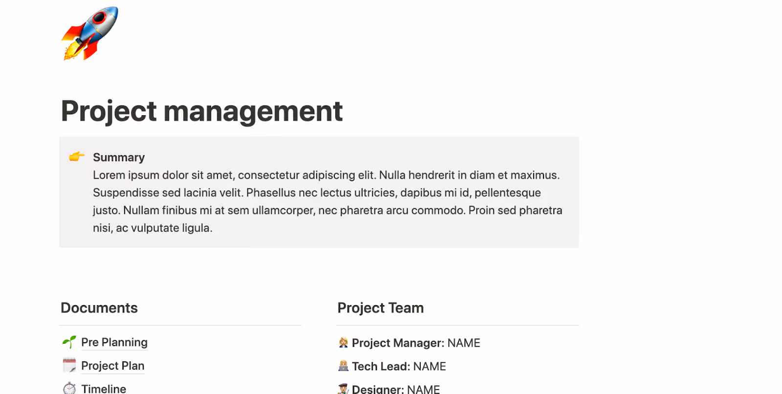 project management