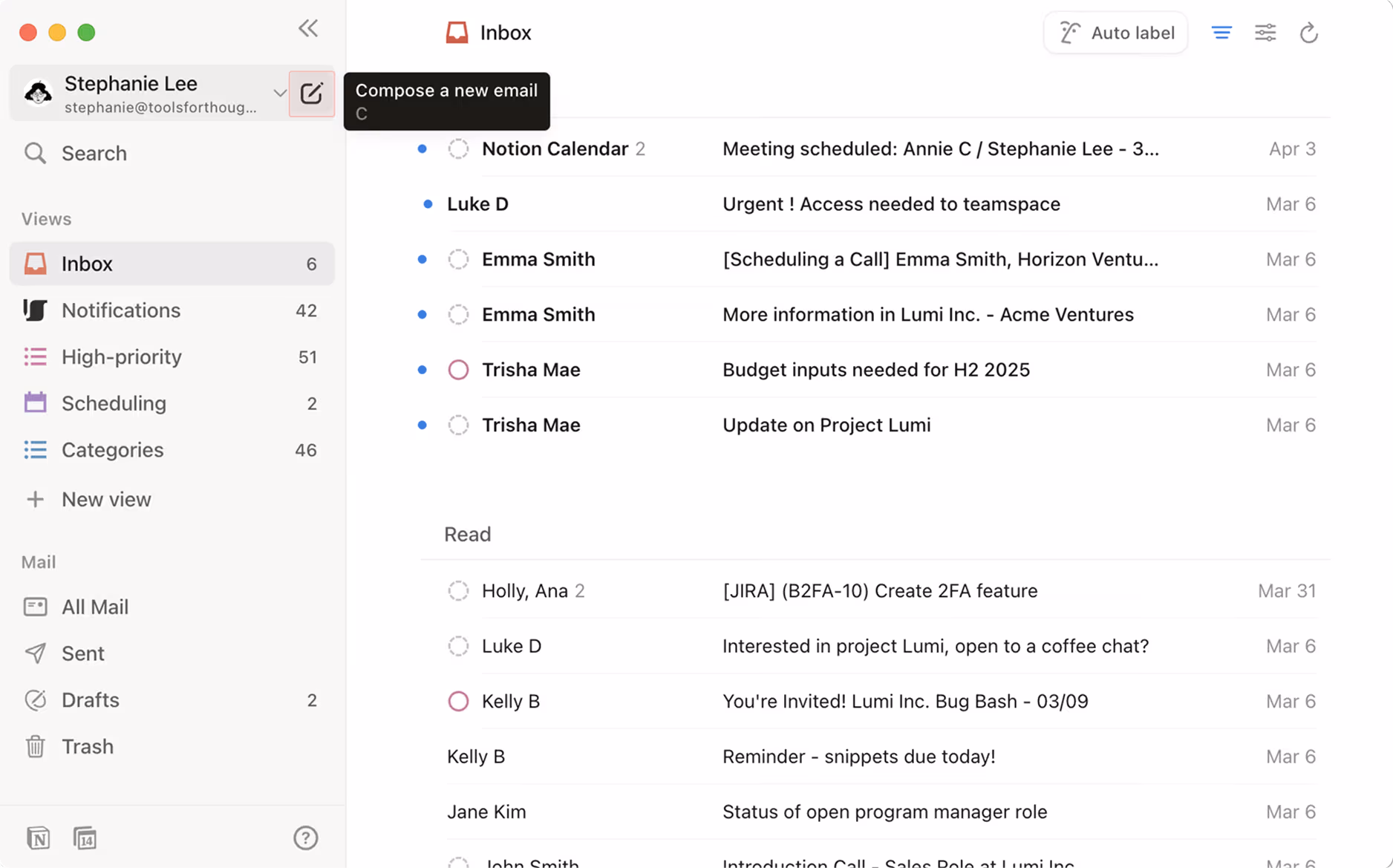 hc: compose entry point